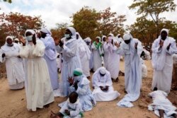 Members of the Apostolic Faith Church in one of their church sessions. AP