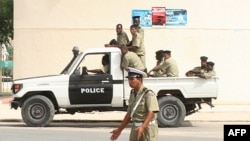 La police à Nouakchott, Mauritanie. 6 août 2008.