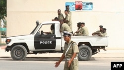 La police à Nouakchott, Mauritanie. 6 août 2008.