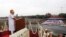 Indian Prime Minister Narendra Modi addresses the nation during Independence Day celebrations at the historic Red Fort in Delhi, Aug. 15, 2019.