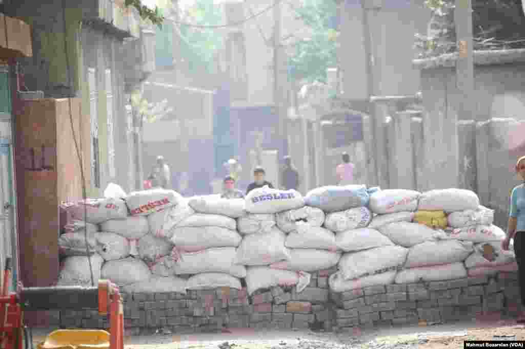 The town of Cizre in southteastern Turkey after weeklong curfew lifted