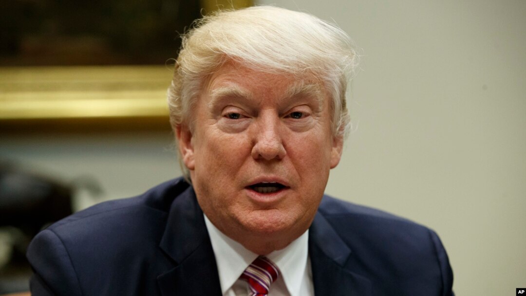 Presiden AS Donald Trump di Gedung Putih, Washington DC, Rabu (22/3).