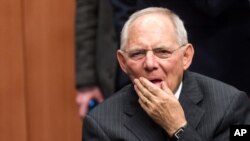 Le ministre allemand des Finances, Wolfgang Schäuble. 