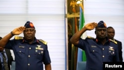 Des officiers de l'armée nigeriane