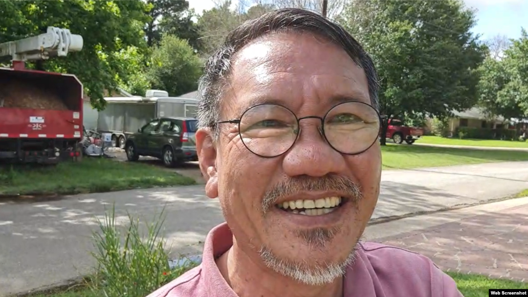 Bác sĩ Hồ Hải trong một livestream hôm 19/5/2021 tại một thành phố ở Texas. Photo Facebook Ho Thien Co.