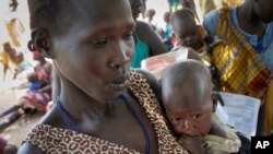 Poste d'alimentation de l'UNICEF, Aweil, Soudan du sud, le 16 septembre 2016. 