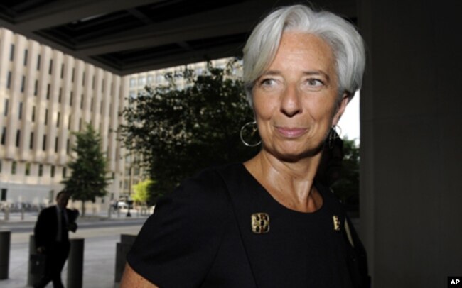 La Française Christine Lagarde, directrice générale du FMI.