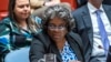 FILE - U.S. United Nations Ambassador Linda Thomas-Greenfield addresses a meeting of the United Nations Security Council on March 18, 2024, at U.N. headquarters. 