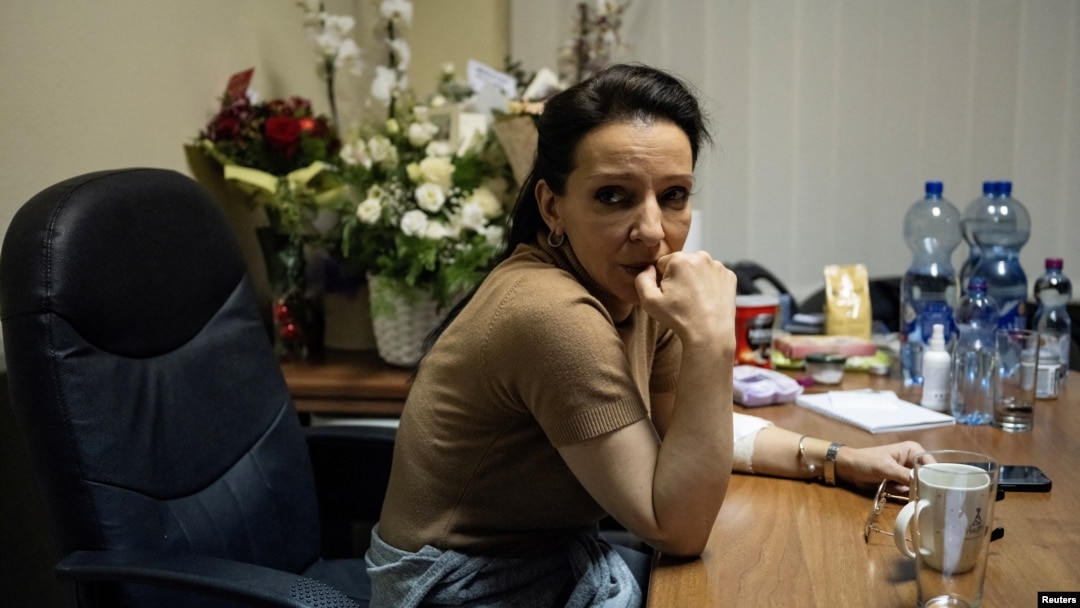 Marinika Tepić u kancelariji stare Skupštine Srbije, 28. decembar 2023. (foto: Rojters/Marko Đurica)
