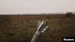 Фото для ілюстрації: ракета "Град" на околиці Херсона, січень 2023 року