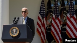 Rais wa Marekani Joe Biden alipozungumza juu ya nambari za ripoti za ajira nchini Marekani .

