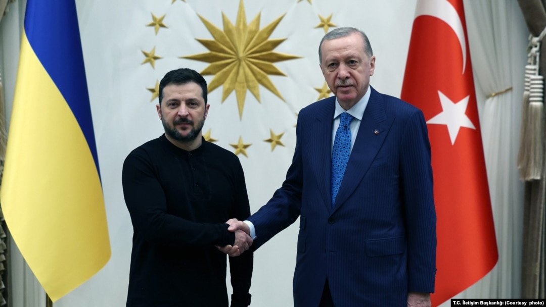 Ukrayna Cumhurbaşkanı Zelenski Ankara ziyareti çerçevesinde Cumhurbaşkanı Erdoğan'la biraraya geldi. 