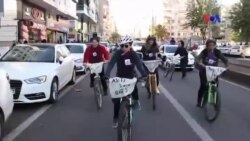 Diyarbakırlı Kadınlar Şiddete Karşı Pedal Çevirdi