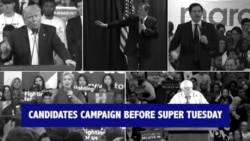 Frontrunners Appeal to Voters Before Super Tuesday