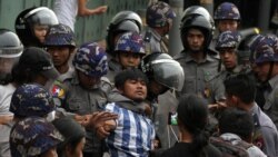 စစ်ပွဲချုပ်ငြိမ်းရေး ဆန္ဒပြသူတချို့ အဖမ်းခံရ