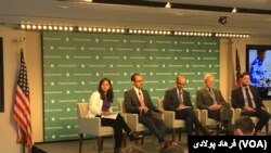 در این نشست «جیمز جفری» سفیر سابق آمریکا در عراق، «مایکل پریجنت» تحلیلگر ارشد اندیشکده هادسن، «احمد خالد مجیدیار» از موسسه خاورمیانه و «بلال وهاب» از موسسه واشنگتن سخنرانی کردند.