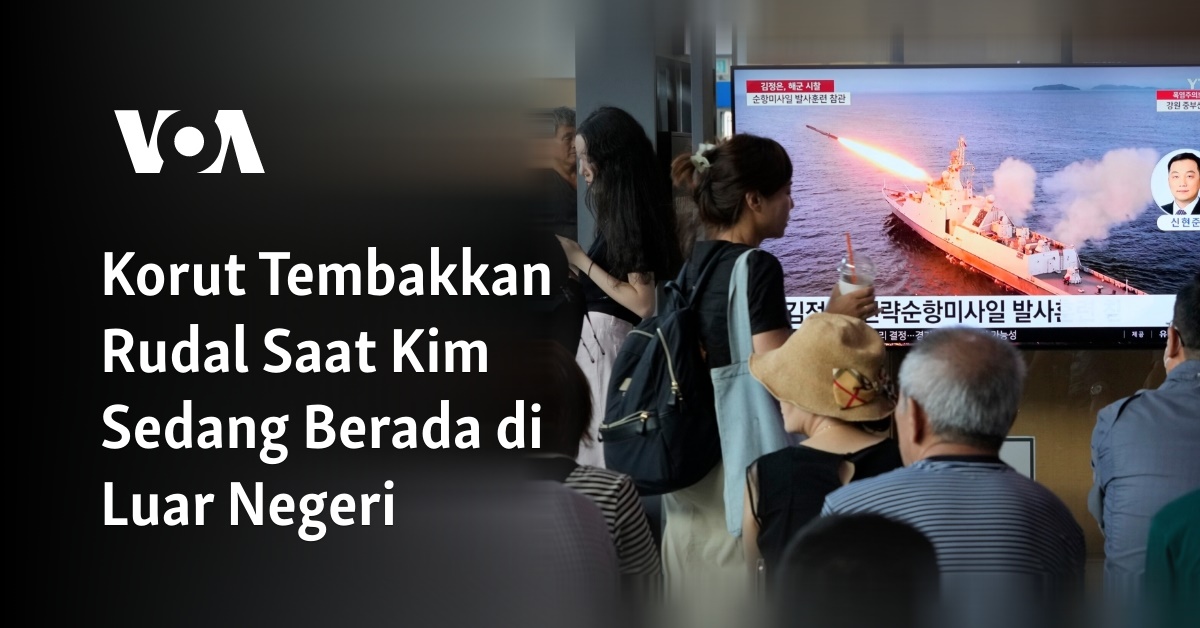 Korut Tembakkan Rudal Saat Kim Sedang Berada Di Luar Negeri