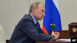 Le président russe Vladimir Poutine, 7 novembre 2016.