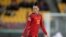 Pesepak bola Spanyol Jenni Hermoso ketika tampil pada pertandingan antara Jepang melawan Spanyol di Piala Dunia Perempuan di Wellington, Selandia Baru, pada 31 Juli 2023. (Foto: AP/John Cowpland)