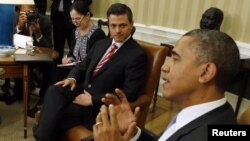 Los presidentes de México, Enrique Peña Nieto, y de Estados Unidos, Barack Obama, se reúnen este jueves en Ciudad de México.