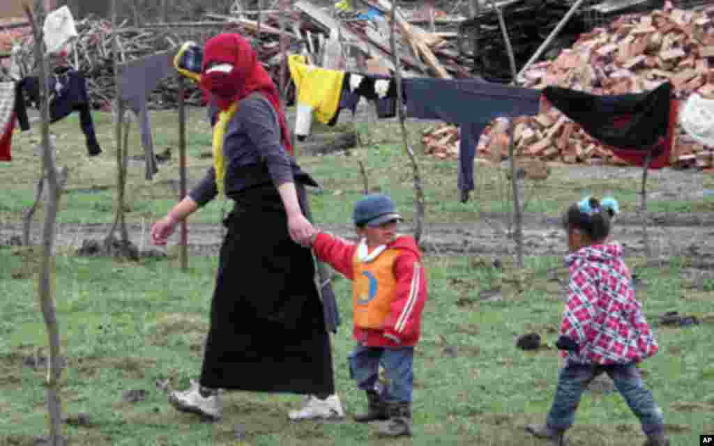 牧民定居点藏族村民