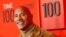 Dwayne "The Rock" Johnson pose à son arrivée pour le gala Time 100 célébrant les 100 personnalités les plus influentes du magazine Time à New York, États-Unis, le 23 avril 2019.