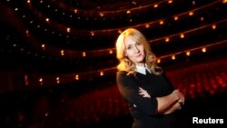 Author J.K. Rowling poses for a portrait while publicizing her adult fiction book "The Casual Vacancy" at Lincoln Center in New York October 16, 2012.