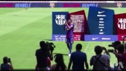 Dembélé : "Je ne suis pas là pour remplacer Neymar" (vidéo)