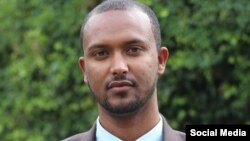 Yonatan Tesfaye, ancien porte-parole d'un parti d'opposition au régime éthiopien jugé coupable "d'incitation au terrorisme".