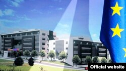 Nacrt kosovske Palata pravde - projekta u koji je EU uložila više od 26 miliona evra. 