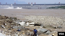 Tercemarnya sungai Yangtse di Tiongkok timur mengancam kebutuhan air jutaan penduduk, termasuk warga Shanghai (foto: dok).