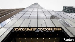 FILE - Trump Tower on 5th Avenue is seen in New York, April 10, 2018.