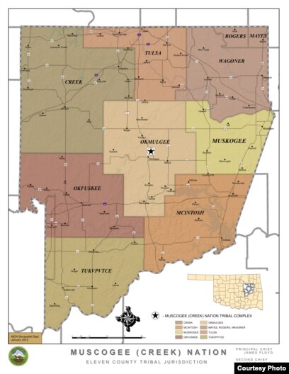 Creek Reservation Oklahoma Map Could Half Of Oklahoma End Up Under Native American Control