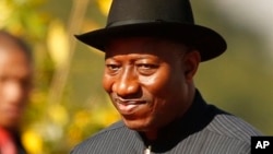 Nigerian President Goodluck Jonathan