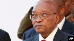 Le président Jacob Zuma au Parlement du Cap, en Afrique du Sud le 11 février 2016. (AP/Mike Hutchings)