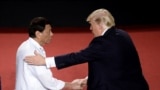 Tổng thống Philippines Rodrigo Duterte và Tổng thống Mỹ Donald Trump 