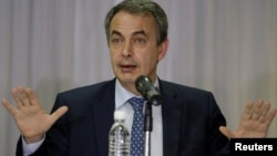 El representante invitado de la Unión de Naciones Sudamericanas (Unasur), José Luis Rodriguez Zapatero, llegó nuevamente a Venezuela para participar de este encuentro. 