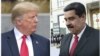 Penggunaan kekuatan militer mungkin dilakukan Presiden AS Donald Trump untuk menggulingkan Presiden Venezuela Nicolas Maduro (kanan).