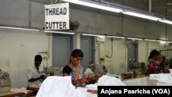 The Trans Pacific Partnership Agreement was also expected to hit export of yarn and textiles in India. (A. Pasricha/VOA)