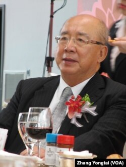 国民党荣誉主席吴伯雄2012年6月27日资料照片(美国之音张永泰拍摄)