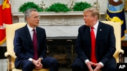 Generalni sekretar NATO-a Jens Stoltenberg na sastanku sa predsjednikom Donaldom Trumpom