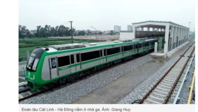 Tuyến Cát Linh-Hà Đông do TQ xây ở Hà Nội chậm tiến độ đến 6 năm rưỡi