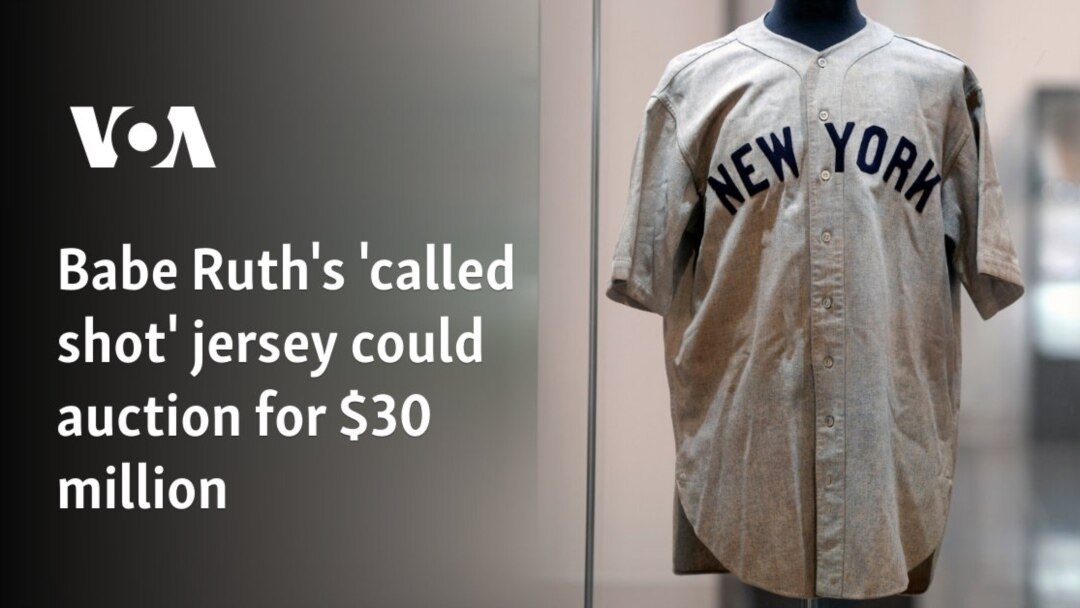 Babe Ruth s called shot jersey could auction for up to 30M