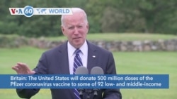 VOA60 Addunyaa - Biden Says US Will Donate 500 Million COVID Vaccines to World