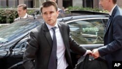 Menteri Luar Negeri Ukraina Pavlo Klimkin tiba di pertemuan tingkat menteri Kemitraan Uni Eropa-Timur di Brussels, Selasa, 22 Juli 2014. 