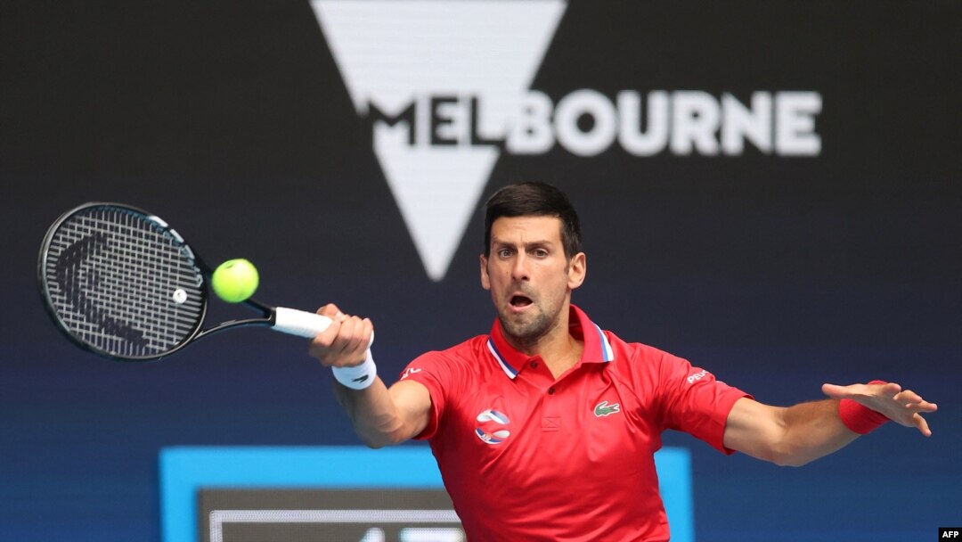 Ngôi sao quần vợt Novak Djokovic.