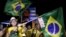 People protest against Brazilian President Dilma Rousseff in Brasilia, April 13, 2016.