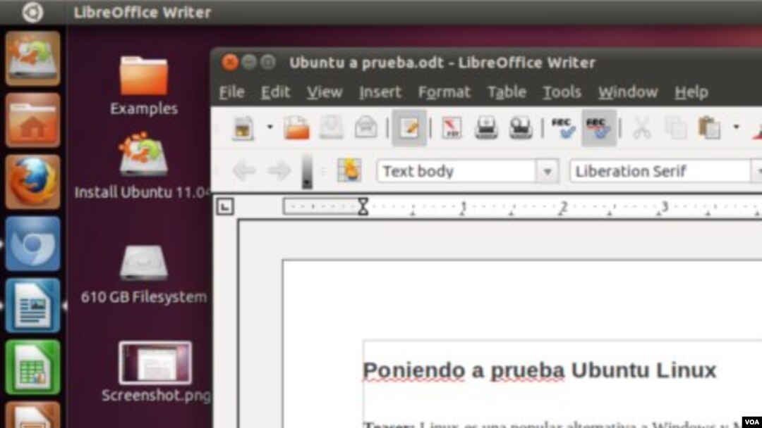 Además de un nuevo aspecto visual muy atractivo, Ubuntu también incluye gratis aplicaciones como LibreOffice.