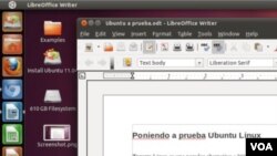 Además de un nuevo aspecto visual muy atractivo, Ubuntu también incluye gratis aplicaciones como LibreOffice.