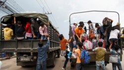 Cambodian Workers Flee an Uncertain Thailand